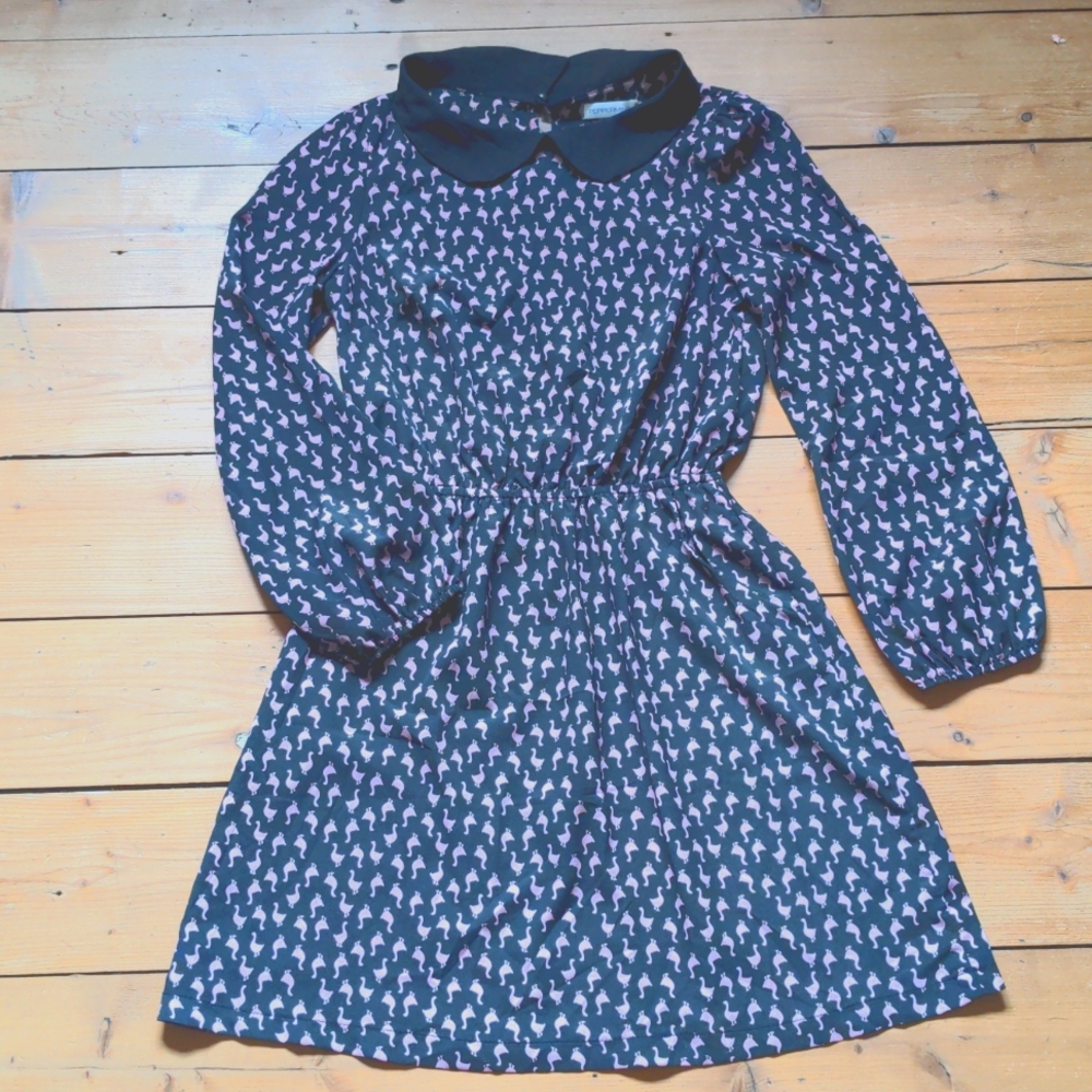 VGUC Peppermint light long sleeves dress